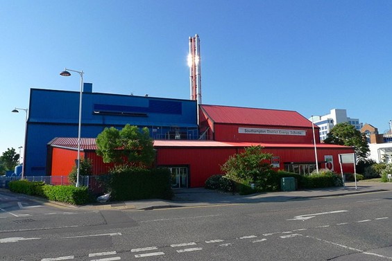image of geothermal plant